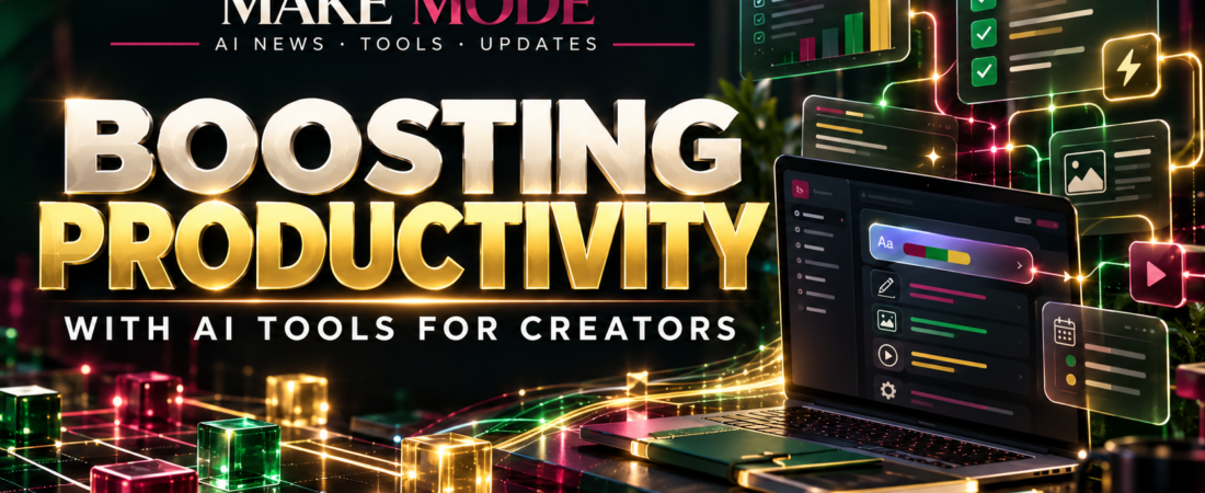 Boosting Productivity with AI Tools for Creators